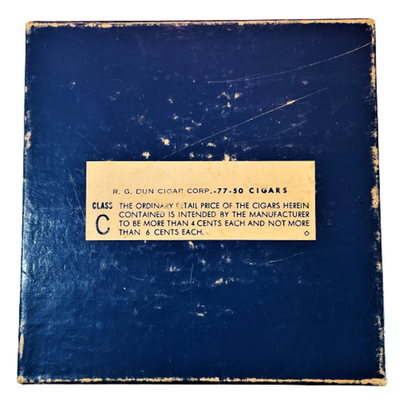 Vintage RG Dun Cigar Box 50 Cigarillos Class C Display Collectible No Product - Picture 2 of 7